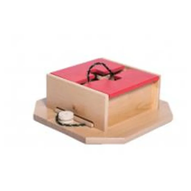 Dřevěný hlavolam Swiss cube 1 ks