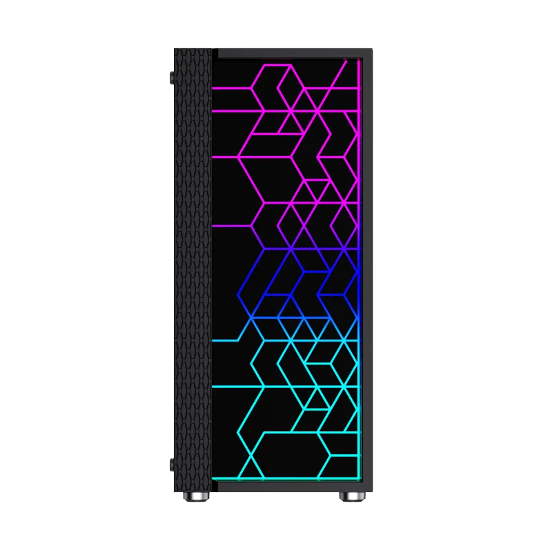 Gembird Computer Fornax 2500 ARGB/ Midi Tower/ Transpar./ Čierna CCC-FC…