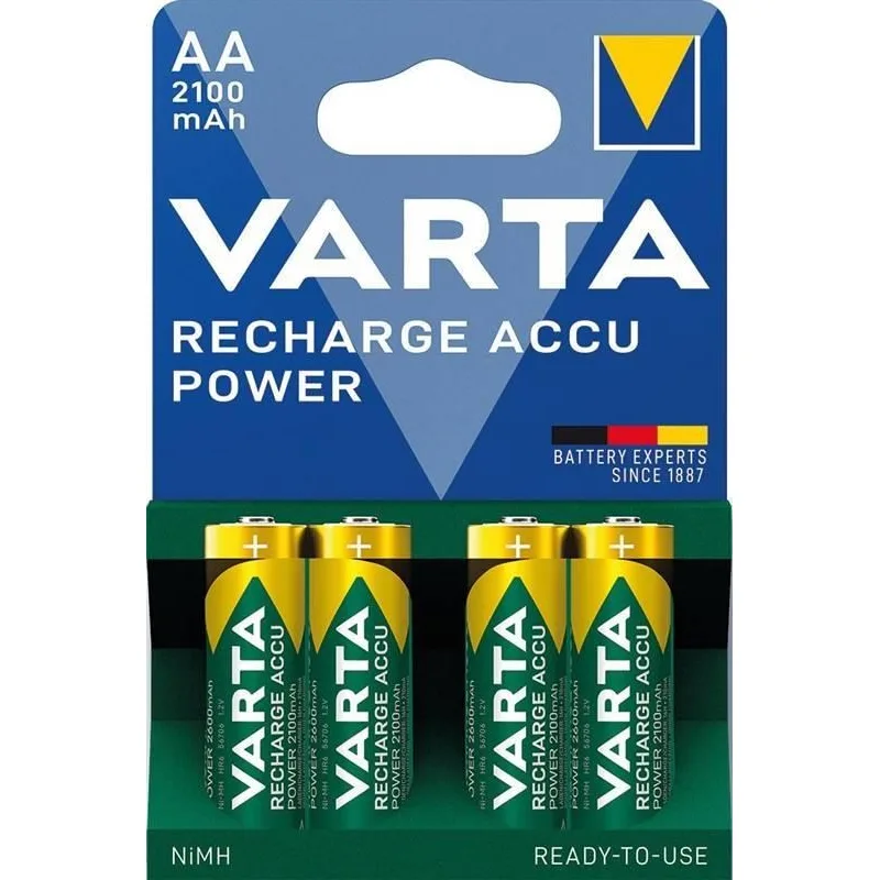 Varta LR6/4BP 2100 mAh Ready to use (Blistr 4ks) 409729,00