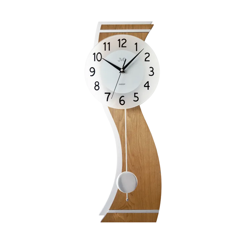 JVD Dřevěné netikající tiché kyvadlové hodiny JVD NS22012/78