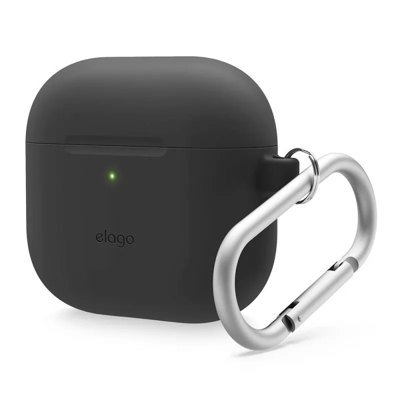 Elago Airpods 4 Silicone Hang Case - Black EAP4SC-HANG-BK