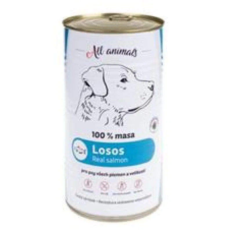 All Animals DOG losos mletý 800g