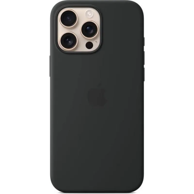 iPhone 16 Pro Max Silicone Case with MS - Black MYYT3ZM/A
