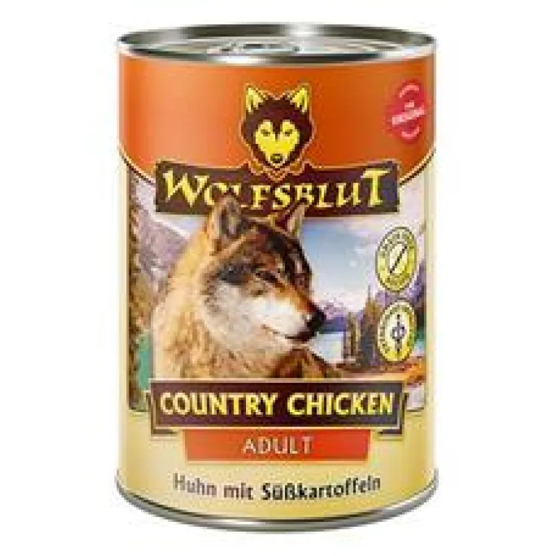 Wolfsblut Dog Adult Country Chicken konz. 395g
