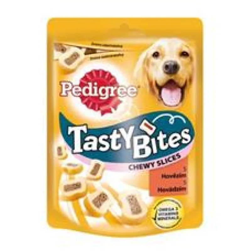 Pedigree Tasty Bites Chewy Slices s hovězím 155g