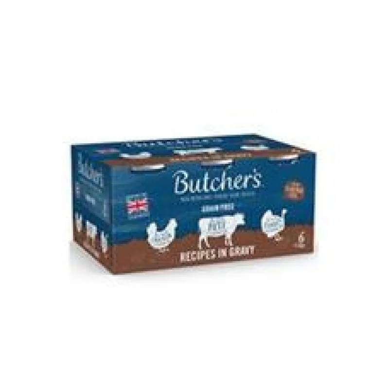 Butcher’s Dog Original hovězí/krůtí/kuř. konz. 6x400g