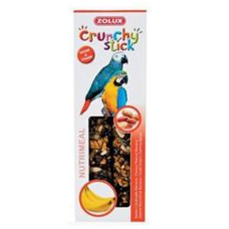 Crunchy Stick Parrot Buráky/Banán 2ks Zolux 1 bal.