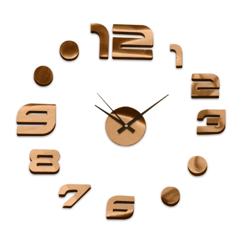 MPM Bronzové lesklé nalepovací hodiny E01.3776.83