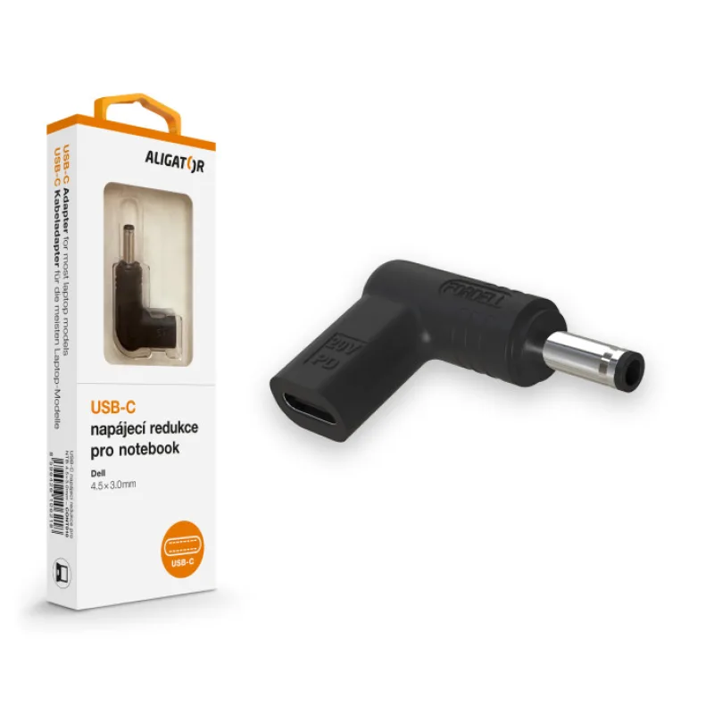 Aligator USB-C napájacia redukcia 4, 5 x 3, 0 mm pre notebooky Dell…