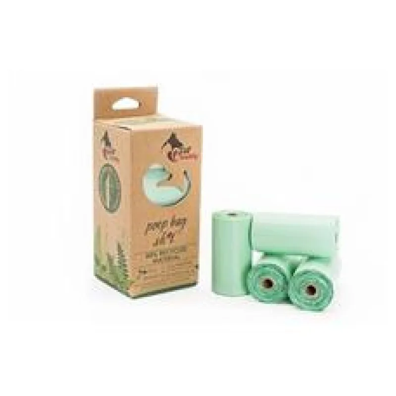 PetBuddy recyklované sáčky na psí exkrementy, 8 rolí / á 15 sáčků, zelená s potiskem