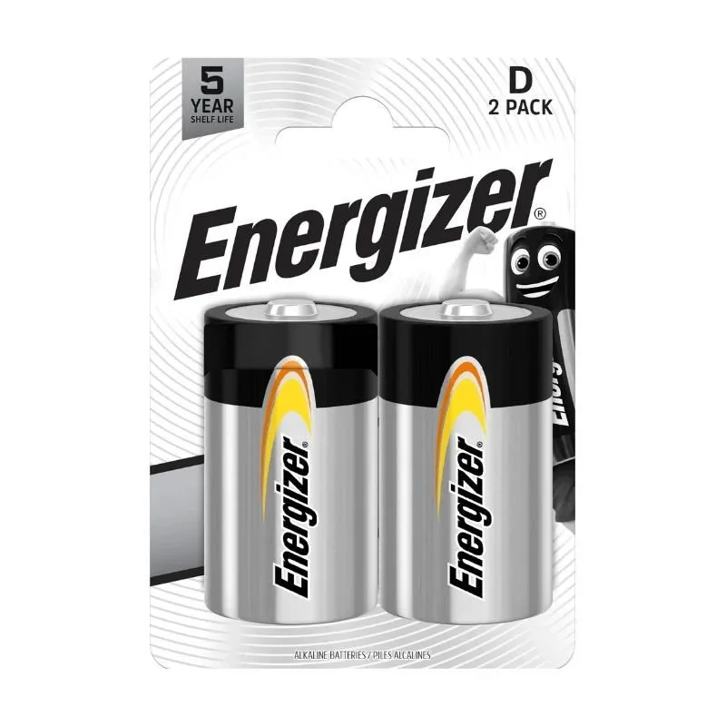 Energizer LR20/ 2 Everyday D Velký monočlánek 2pack Alkalické EE006