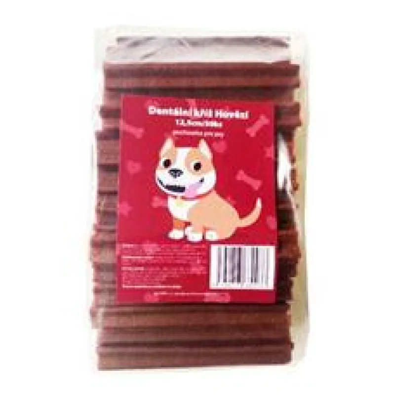 Pochoutka Dentální kříž Hovězí 12,5cm 50 ks