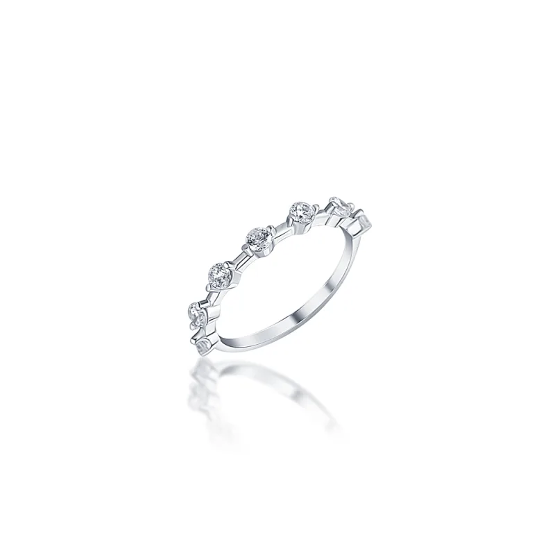 JVD Dámský stříbrný prsten se zirkony JVD SVLR0416XH2BI55