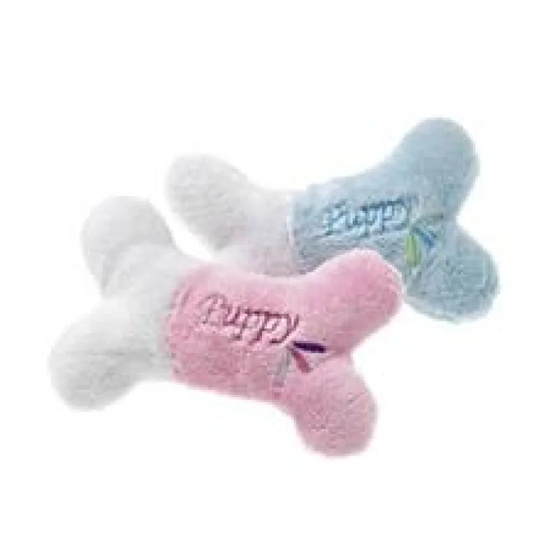 Karlie Hračka plyšová pískací kost Puppy