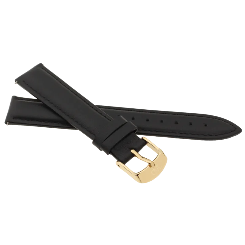 JVD Dámský černý řemínek na hodinky JVD Touches RJ-TS6GB