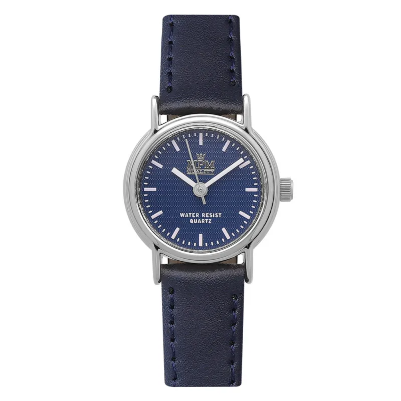 MPM Klasické dámské hodinky na prošívaném řemínku MPM Trouw - E W02M.10718.E