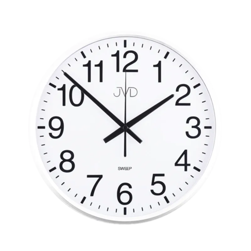 JVD Nástěnné hodiny bílé JVD HP684.4