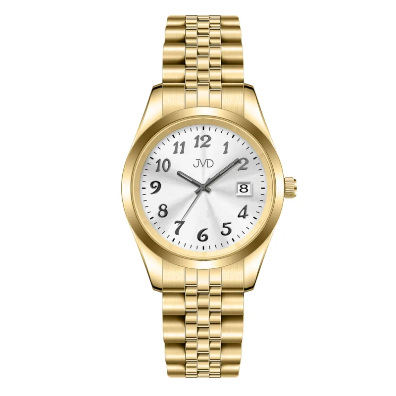 JVD Dámské zlacené módní designové náramkové hodinky JVD JZ216.2