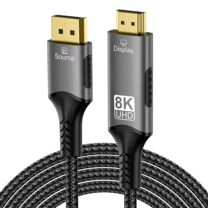 PremiumCord DP 1.4 na HDMI 2.1 kábel, 2m kportadk06-02