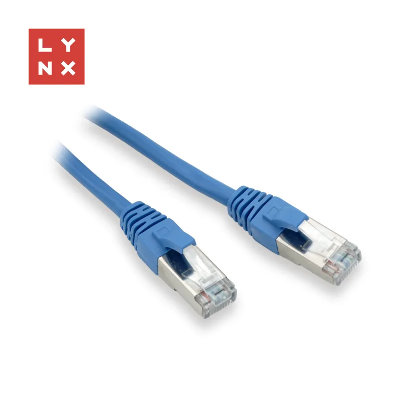 LYNX FTP patch kabel Cat5e PVC, CCA, 0, 5m, modrý…