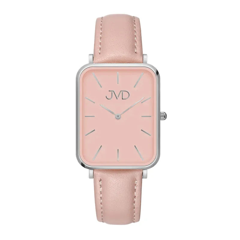 JVD Luxusní dámské růžové nerezové ocelové hodinky JVD JVD J-TS63