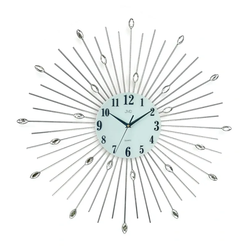 JVD Luxusní kovové nástěnné designové hodiny JVD HJ118