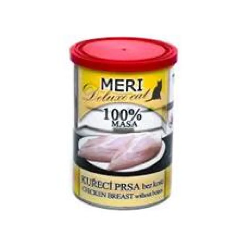 MERI Deluxe Cat kuřecí prsa bez kosti, konzerva 400g