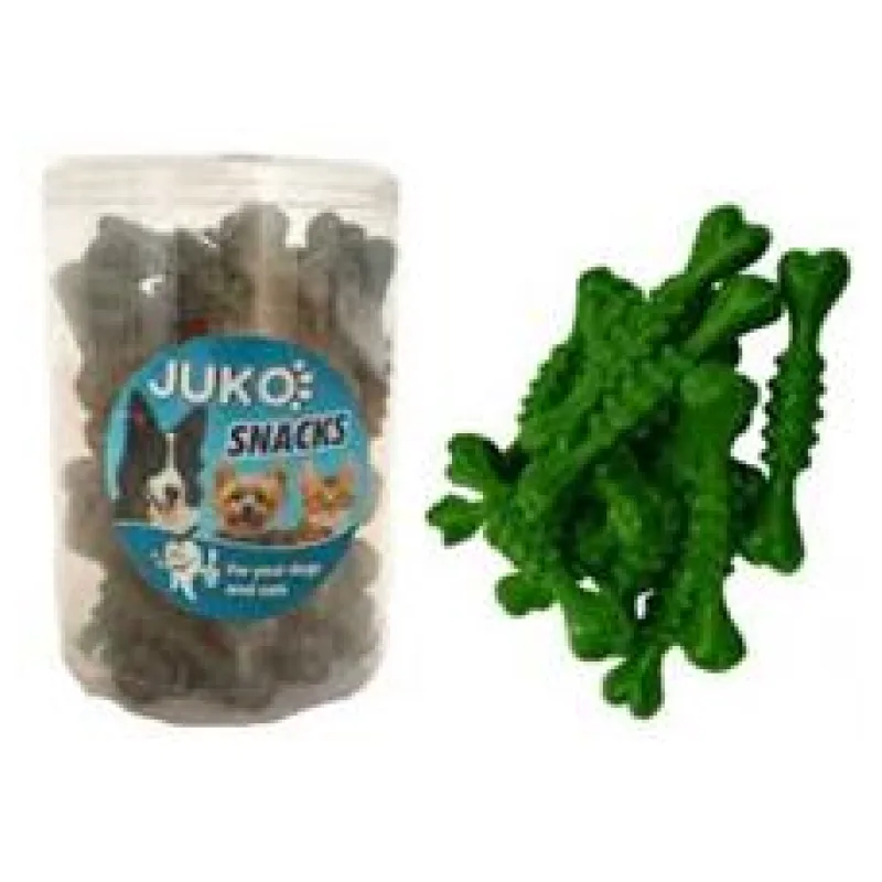 Dentální kostičky Mint JUKO Snacks Dóza - cca 30ks