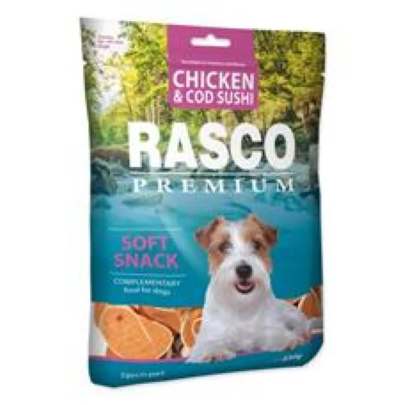 Pochoutka RASCO Premium sushi z tresky a kuřete 500 g