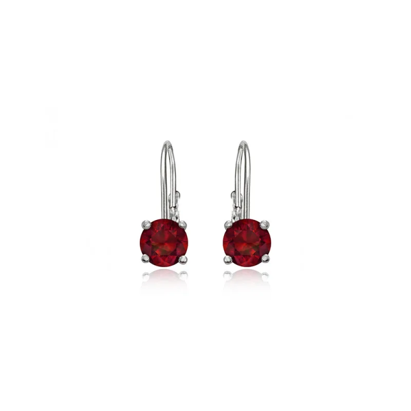 JVD Dámské stříbrné klasické náušnice se zirkony ryz. 925/1000 SVLE0598XH2R100