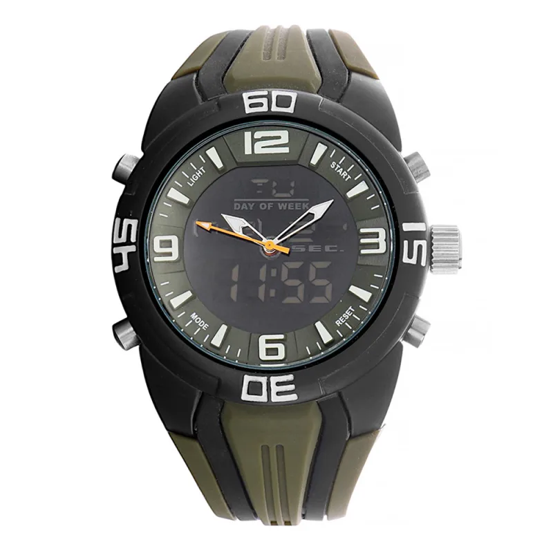 MPM Pánské sportovní multifunkční analogovo-digitální hodinky MPM Ryan - F W01M.10792.F