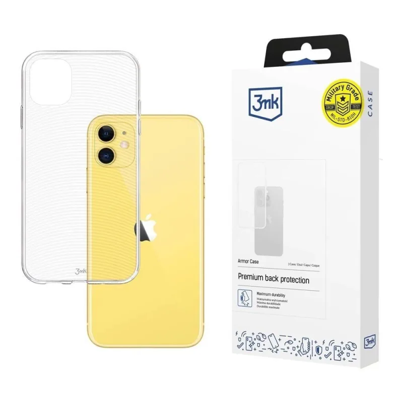 3mk ochranný kryt Armor Case pro Apple iPhone 11, čirý 5903108142564