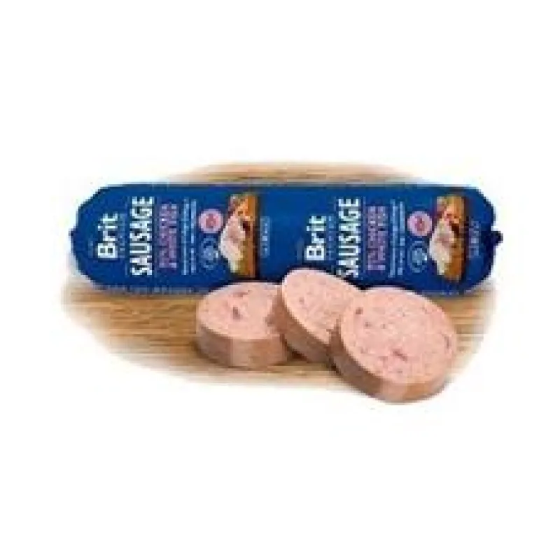 Brit Sausage Chicken & White Fish New 800 g