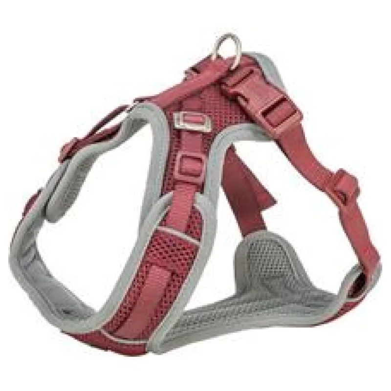 FlexMesh Premium postroj, široký střih, sangria S-M: 48-69 cm/ 20 mm