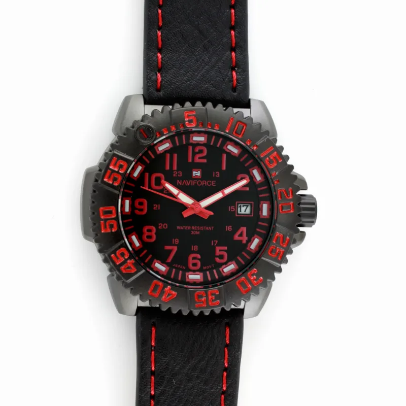 MPM Pánské hodinky s koženým páskemW01X.10857.E