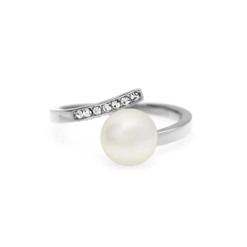 MPM Prsten z chirurgické oceli Ring 8009, Silver, size 56