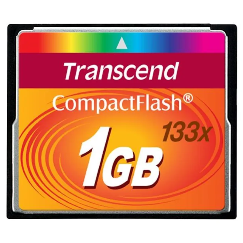 TRANSCEND Compact Flash 1GB (133x) TS1GCF133