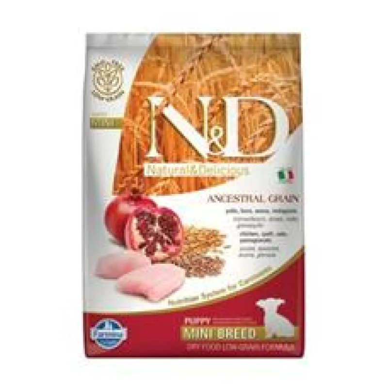 N&D LG DOG Puppy Mini Chicken & Pomegr 2,5 kg