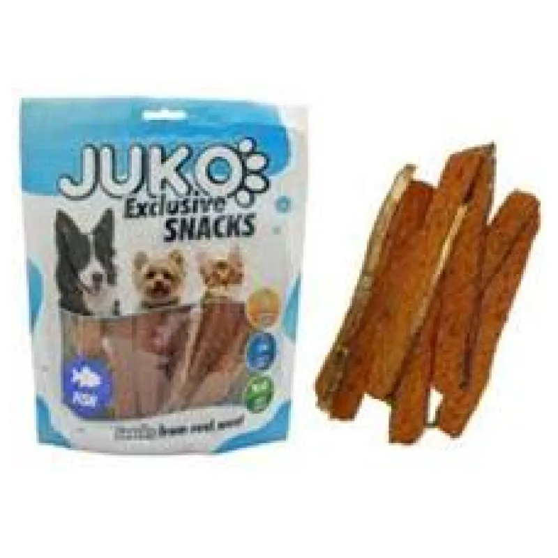 Salmon Strip with Fish Skin JUKO Snacks 250g