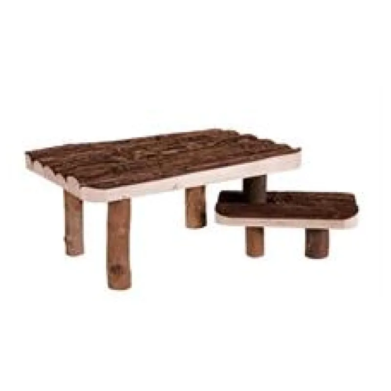 Schodiště pro morče, králíka 2 patra 37x17x28 cm 1 ks