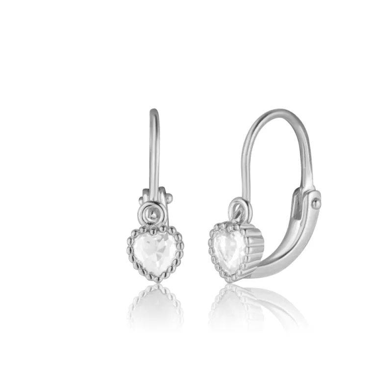 JVD Dětské stříbrné náušnice se zirkony SVLE3158XF6BI00