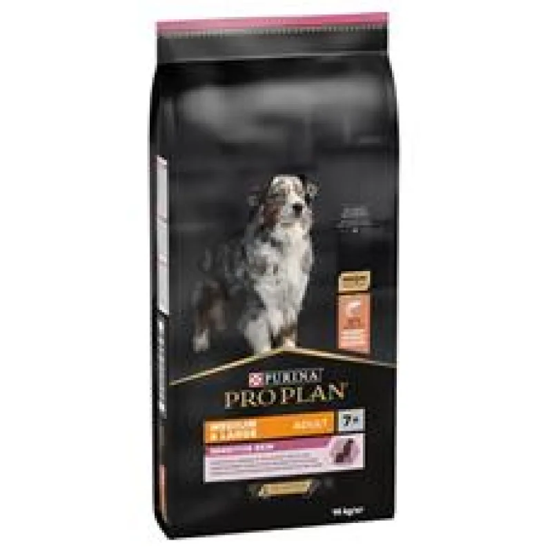 Pro Plan Dog Adult Medium&Large 7+ Sensitive Skin losos 14 kg