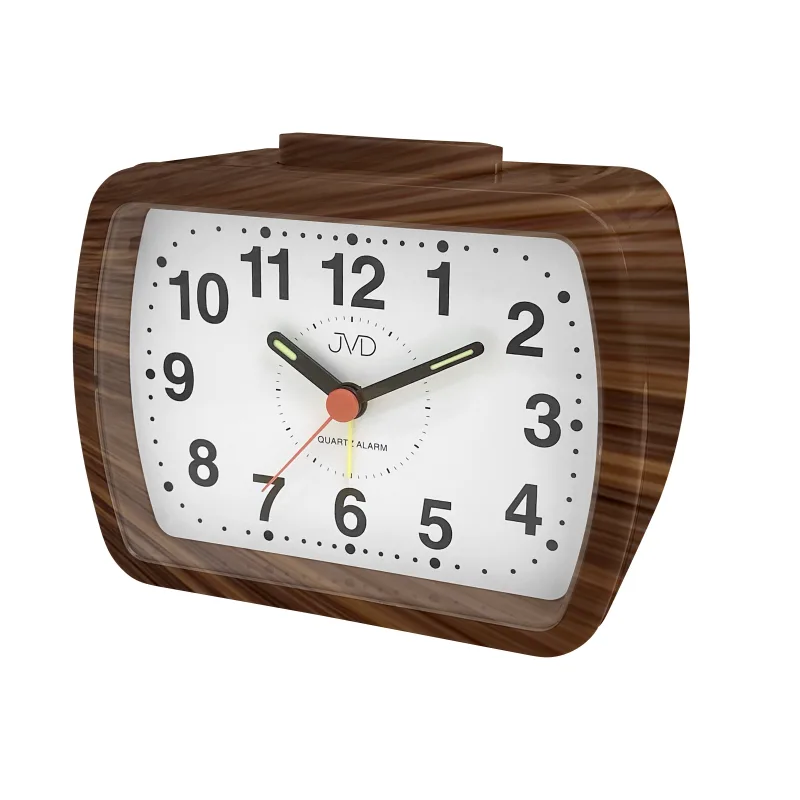 Analogový bateriový budík JVD SR309.8 s mechanickým zvoněním