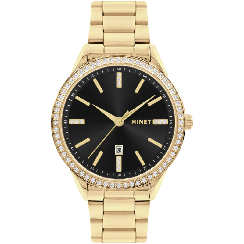 MINET Zlaté dámské hodinky Avenue MWL5320