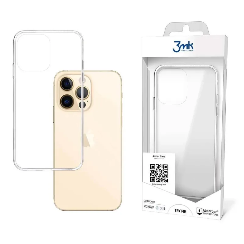 3mk ochranný kryt Armor Case pro Apple iPhone 13 Pro, čirá 5903108410380