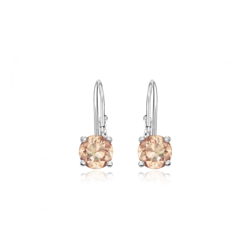 JVD Dámské stříbrné klasické náušnice se zirkony ryz. 925/1000 SVLE0620XH2CH00