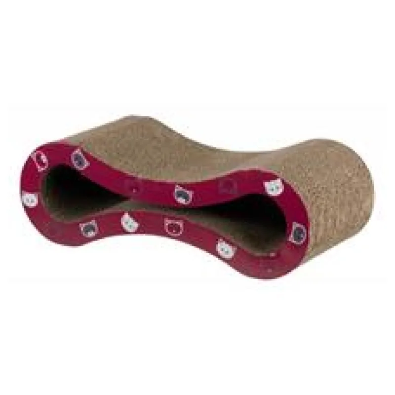 Škrabací vlna MIMI vínově červená 48 x 16 x 22 cm