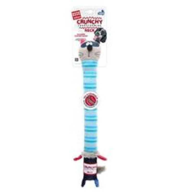 Hračka pes GiGwi Plush Friendz mýval M křupavý krk 1 ks