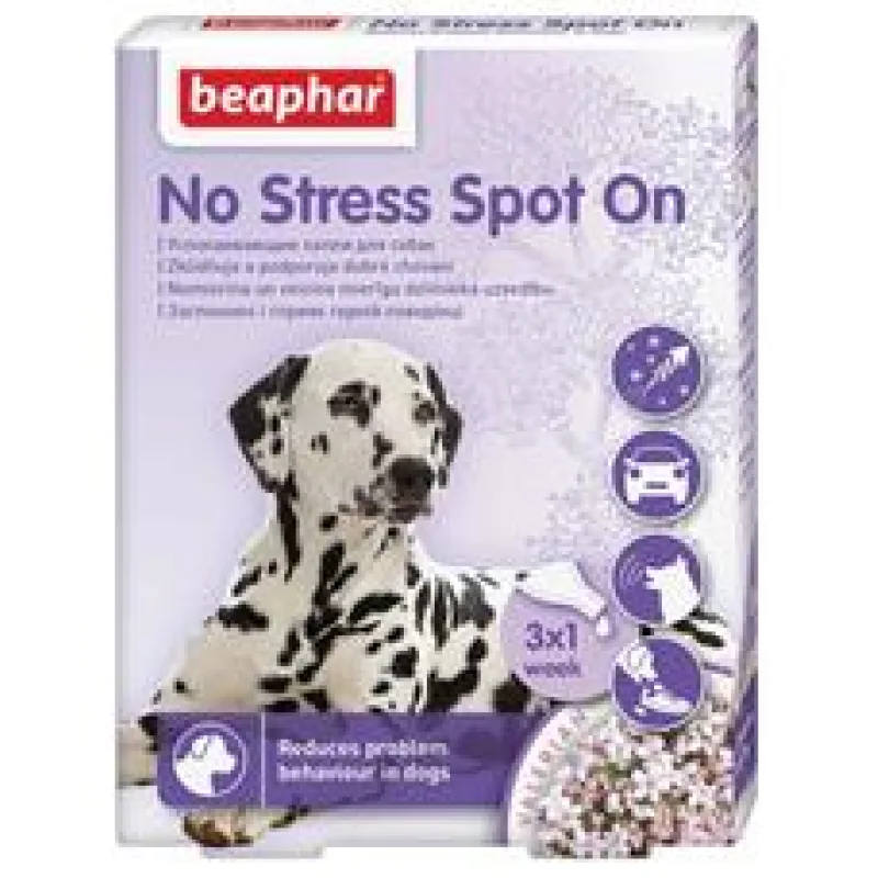 BEAPHAR No Stress Spot On pro psy 3x pipetu 0,7 ml