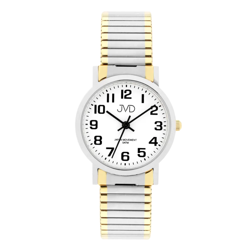 JVD Dámské módní ocelové hodinky na pružném pérovém řemínku JVD J4012.7